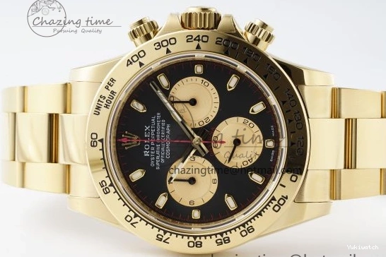 1:1 BTF Best SA4130 Daytona Black YG Bracelet Edition on 116508 YG Dial 0109